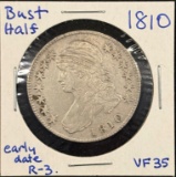 1810 Bust Half Dollar VF Strong