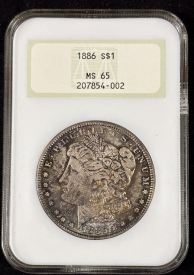 1886 Morgan Dollar NGC MS-65 OWH