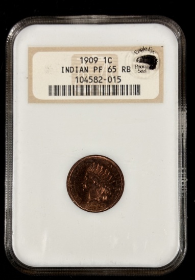 1909 Indian Head Cent NGC PF-65 RB Eagle Eye OH Nice