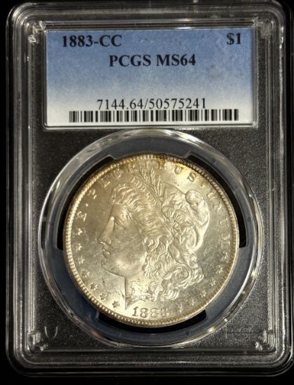 1883-CC Morgan Dollar PCGS MS-64