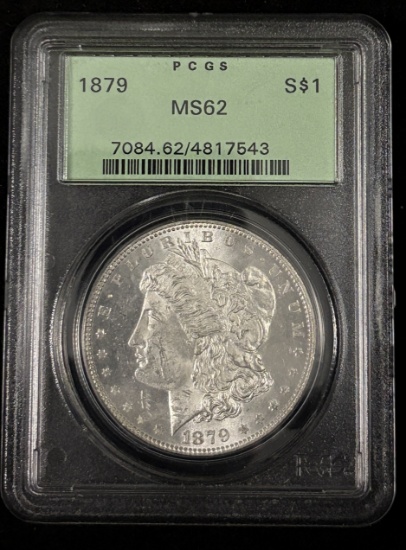 1879 Morgan Dollar PCGS MS-62 OGH