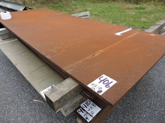 4' X 10' Plate Steels Sheets 1/4" Thick (3)