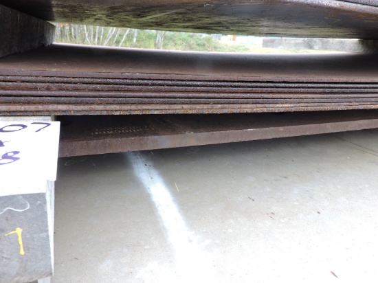 4' X 8' Steel Sheets -- 1/4" Thick (6)