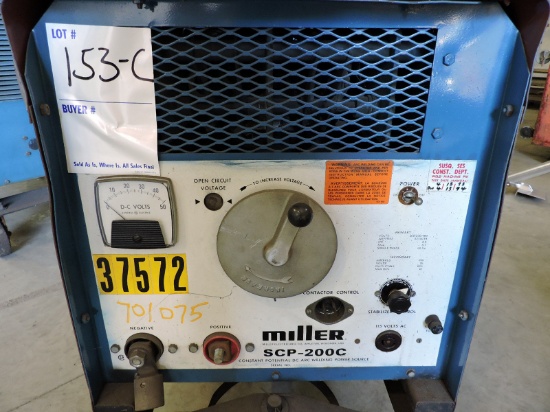 MILLER SPC-200C   Constant Potential DC ARC Welding Power Source