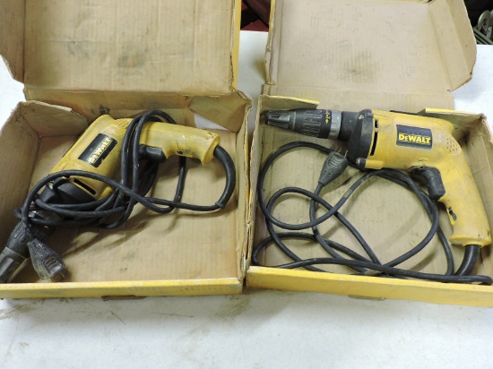 DeWalt DW251 Heavy Duty Drywall Screw Driver - PAIR