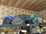 Large Lot of Tarps and Thermal Blankets