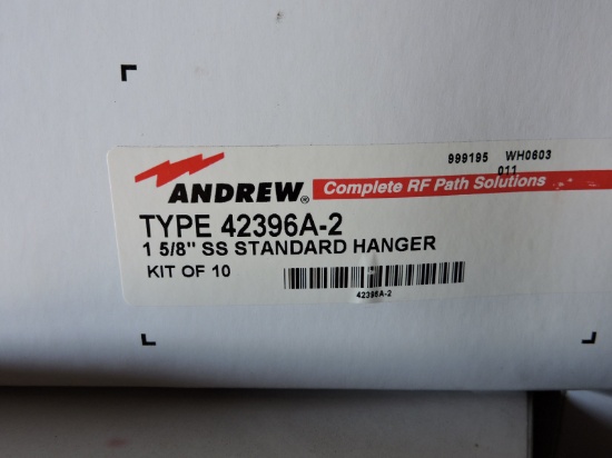 ANDREW Brand - 1 5/8' -- Type: 42396A-2 --- Approx. 4 Cases