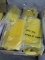 YELLOW Latex Bootie Covers ONE (1) case Approx 50 pairs SIZE XL     BRAND NEW STILL IN PACKAGE