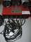 THREE (3) rechargable batteries and cords     10 unit charging station Part #:520-01-61