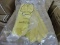 Flock-Lined Latex yellow gloves Size L Approximately 10 dozen per case. Lot includes 6 cases, 10 doz
