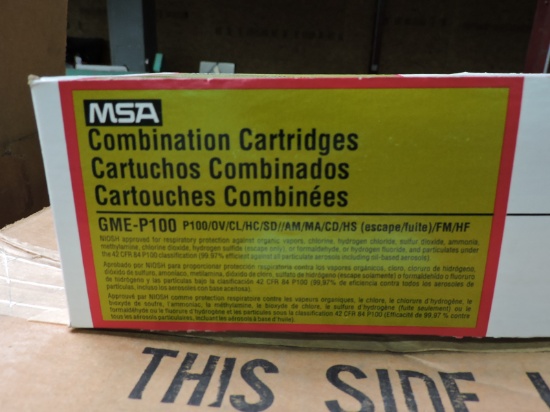 FOUR (4) cases of MSA Combination Cartridges Approx 48 per case
