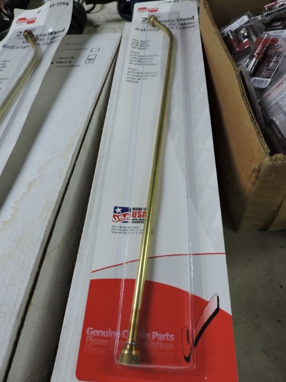 Case of FIVE (5) CHAPIN 24" Brass Wand