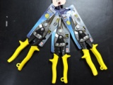 Wiss MetalMaster Compound Action Snips BRAND NEW IN PACKAGE Total of THREE (3) YELLOW handle