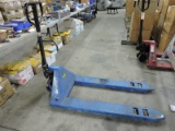 ONE (1) BLUE Hand Hydraulic Pallet Truck