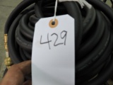 Lot of THREE (3) 50ft Light-weight Hose w/ threaded HANSON BRASS connections    Approx 150ft total