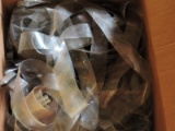 Box of Clear Plastic Belts      Approx 100