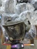 Lot of (5) 3M Full Face Respirators    four (4) W/ FILTERS
