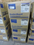 Lot of KomfortGuard Protective Apparel EIGHT (8) cases of 25 coveralls
