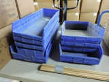 Lot of various, stackable tool bins