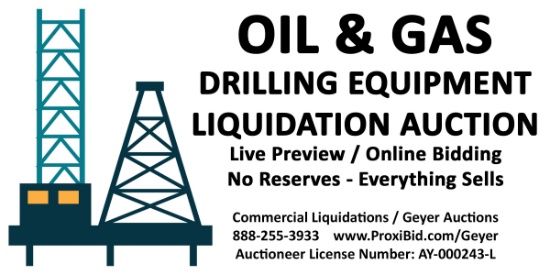 Oil & Gas Drilling Equipment Liquidation Auction