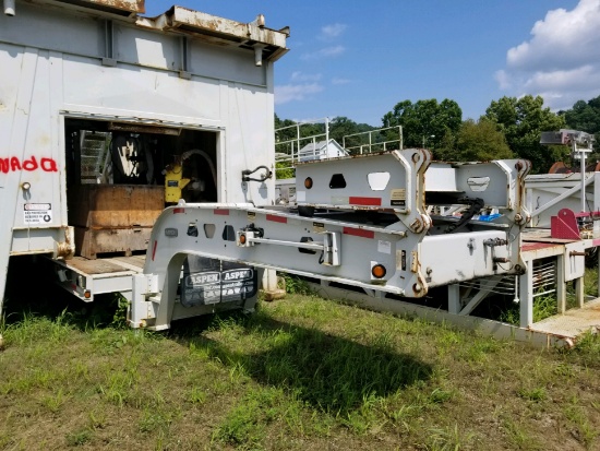 2010 ASPEN LB60-3 60-Ton Tri-Axle Fixed Hydraulic Lowboy / Lowbed Gooseneck Trailer.