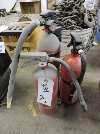 Fire Extinguisher Lot - 3 Units