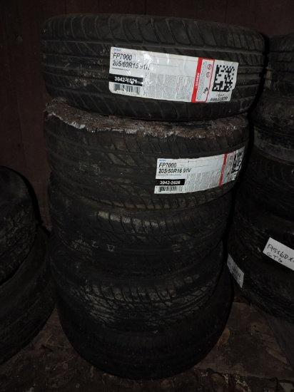 Tires - Appear New -- OHTSU 205/60R15 (2) and 205/50R15 (2) + one extra