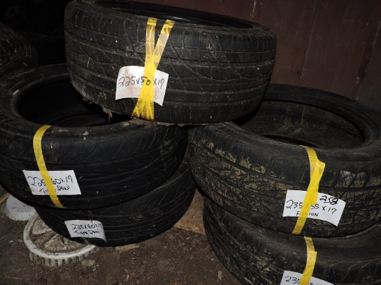 Used Tires: FUZION 235/55R17 (2) and 225/60R17 (2) and others