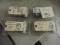 Lot of 4:  ASEA Auxiliary Relays