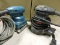 Pair of Palm Sanders: Makita Finishing Sander - Model: B04510 and a BOSCH Model: 1295D needs bag