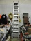 Lot of Four Ladders - 2 Aluminum / 2 Wood