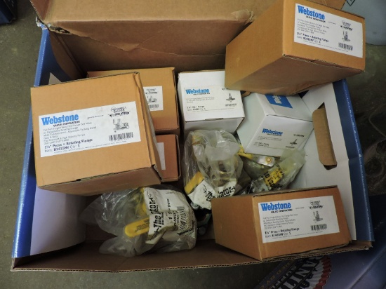 Large Lot of WEBSTONE Flanges & Valves - Brand NEW in Box