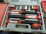 Set of Automotive Bodywork Hammers & Tools - with Case / Appear Nearly New