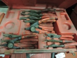 Snap-On Snap Ring Pliers Set - with Case - Model: SRPC112