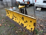 8-Foot FISHER Snow Plow / Minute Mount, Auxiliary Lights, Instant-Act Pump - Located in DENNISPORT