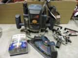 BOSCH Router - Model: 1613EVS with Router Guide RA1054 and Accessories -- See Photo