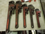 RIDGID Full Set of 5 Pipe Wrenches -- 14