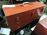 Red Snap-on Tool Box -- filled with extra tools.  21