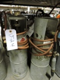 Lot of 4 Propane and Acetylene Tanks