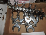 Set of SUNEX Crowfoot Wrenches - VERY Good Condition - on Holder