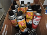 Approx. 18 Cans of Auto Zone Brake Cleaner, QD Electronic Cleaner, Etc...