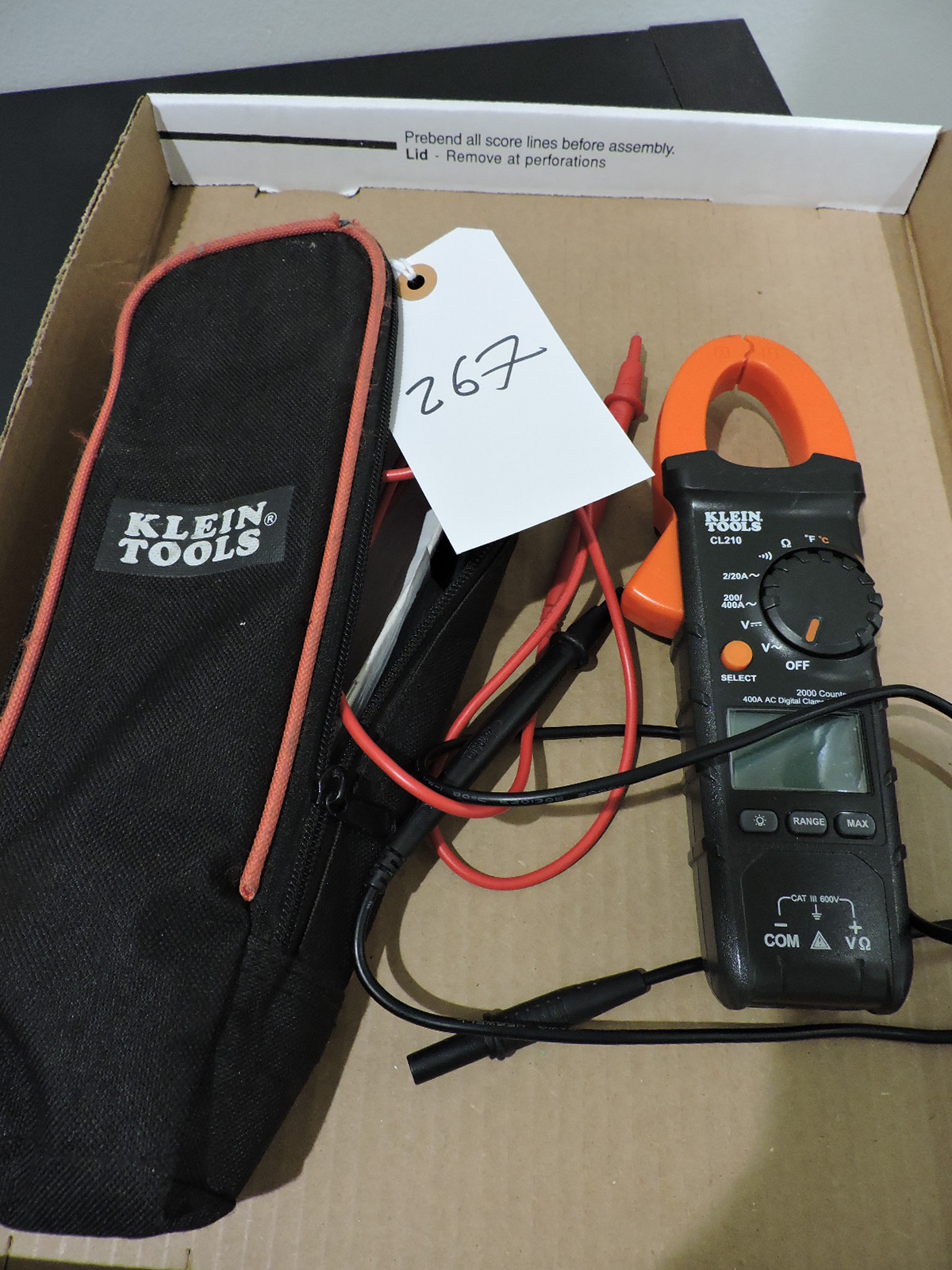 KLEIN TOOLS CL210 with Case Proxibid