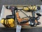 Lot of: RIDGID Drill, a Cordless Drill, DeWalt Grinder and Battery Charger