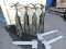 Lot of 4 - SUMNER Brand 2500 LB Floor Jacks - with Accessories