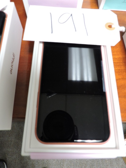 Used APPLE iPhone 'XR' - Salmon Colored Back - Functional