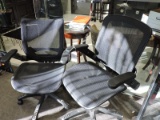 Pair of Nice Rolling Modern Office Chairs - Not Matching