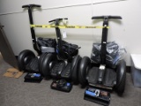 Set of 3 Segway i2 Scooters with Accessories.  Need work, not running.