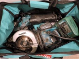 Makita Lot: Circular Saw, Sawzall, Battery & Charger - with Branded Tool Bag