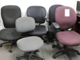 Lot of Five (5) Random Office Chairs