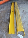 Pair of Forklift - FORK EXTENSIONS -- 7 Foot